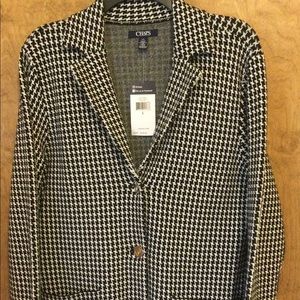 Chaps sweater jacket size L
